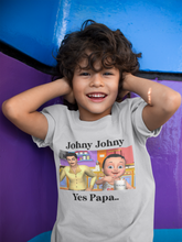 Load image into Gallery viewer, Johny Johny Yes Papa Poem Half Sleeves T-Shirt for Boy-KidsFashionVilla