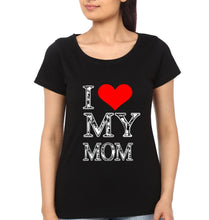 Load image into Gallery viewer, I Love My Daughter I Love My Mom Mother and Daughter Matching T-Shirt- KidsFashionVilla
