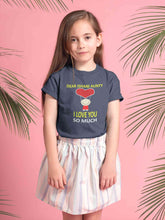 Load image into Gallery viewer, Custom Name I love My Aunty So Much Half Sleeves T-Shirt For Girls -KidsFashionVilla