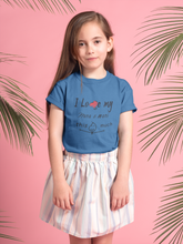 Load image into Gallery viewer, I Love My Nana Nani Half Sleeves T-Shirt For Girls -KidsFashionVilla
