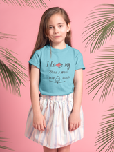 Load image into Gallery viewer, I Love My Nana Nani Half Sleeves T-Shirt For Girls -KidsFashionVilla