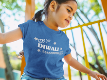 Load image into Gallery viewer, My First Diwali Boommm Half Sleeves T-Shirt For Girls -KidsFashionVilla