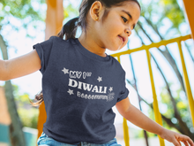 Load image into Gallery viewer, My First Diwali Boommm Half Sleeves T-Shirt For Girls -KidsFashionVilla