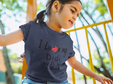 Load image into Gallery viewer, I Love My Didi Half Sleeves T-Shirt For Girls -KidsFashionVilla