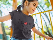 Load image into Gallery viewer, I Love My Didi Half Sleeves T-Shirt For Girls -KidsFashionVilla