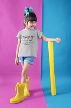 Load image into Gallery viewer, I Love Dada Dadi Half Sleeves T-Shirt For Girls -KidsFashionVilla