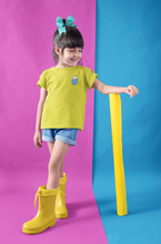 Load image into Gallery viewer, Milk Minimals Half Sleeves T-Shirt For Girls -KidsFashionVilla