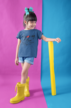 Load image into Gallery viewer, I Love My Masi Half Sleeves T-Shirt For Girls -KidsFashionVilla