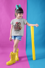 Load image into Gallery viewer, La Casa De Papel Money Heist Half Sleeves T-Shirt For Girls -KidsFashionVilla