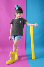 Load image into Gallery viewer, Milk Minimals Half Sleeves T-Shirt For Girls -KidsFashionVilla