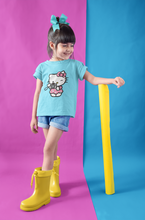 Load image into Gallery viewer, Hello Kitty Half Sleeves T-Shirt For Girls -KidsFashionVilla