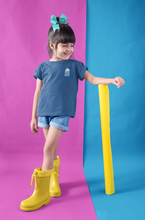 Load image into Gallery viewer, Milk Minimals Half Sleeves T-Shirt For Girls -KidsFashionVilla