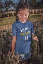 Load image into Gallery viewer, Little Kanjak Half Sleeves T-Shirt For Girls -KidsFashionVilla
