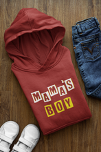 Load image into Gallery viewer, Mamas Boy Mother And Son Red Matching Hoodies- KidsFashionVilla