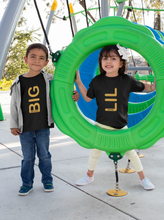 Load image into Gallery viewer, Big Brother Lil sister Brother-Sister Kid Half Sleeves T-Shirts -KidsFashionVilla