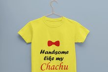 Load image into Gallery viewer, Handsome Like My Chachu Half Sleeves T-Shirt for Boy-KidsFashionVilla