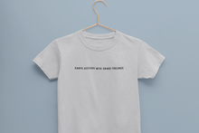 Load image into Gallery viewer, Kanye Attitude Minimals Half Sleeves T-Shirt For Girls -KidsFashionVilla