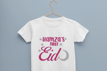 Load image into Gallery viewer, 1st Eid Custom Name Half Sleeves T-Shirt for Boy-KidsFashionVilla