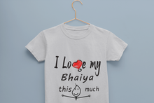 Load image into Gallery viewer, I Love My Bhaiya Half Sleeves T-Shirt for Boy-KidsFashionVilla