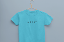Load image into Gallery viewer, Moody Minimals Half Sleeves T-Shirt For Girls -KidsFashionVilla