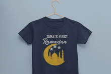 Load image into Gallery viewer, First Ramadan Zara Eid Half Sleeves T-Shirt For Girls -KidsFashionVilla