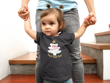 Load image into Gallery viewer, Ho Ho Ho First Christmas Half Sleeves T-Shirt For Girls -KidsFashionVilla
