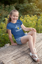 Load image into Gallery viewer, My Fourth Navratri Half Sleeves T-Shirt For Girls -KidsFashionVilla