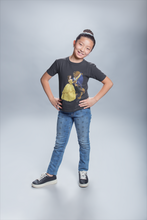 Load image into Gallery viewer, Cute Princess Half Sleeves T-Shirt For Girls -KidsFashionVilla