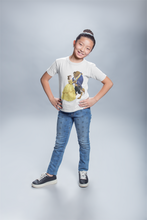 Load image into Gallery viewer, Cute Princess Half Sleeves T-Shirt For Girls -KidsFashionVilla