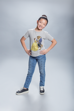 Load image into Gallery viewer, Cute Princess Half Sleeves T-Shirt For Girls -KidsFashionVilla