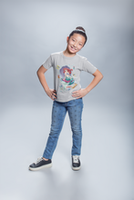 Load image into Gallery viewer, Cute Princess Half Sleeves T-Shirt For Girls -KidsFashionVilla