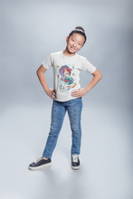 Load image into Gallery viewer, Cute Princess Half Sleeves T-Shirt For Girls -KidsFashionVilla