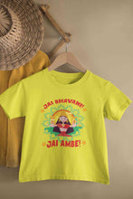 Load image into Gallery viewer, Jai Bhavani Jai Ambe Navratri Half Sleeves T-Shirt for Boy-KidsFashionVilla