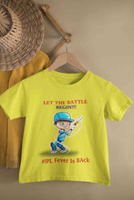 Load image into Gallery viewer, IPL Fever Is Back Half Sleeves T-Shirt For Girls -KidsFashionVilla