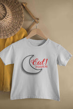 Load image into Gallery viewer, Eid Mubaaarak Half Sleeves T-Shirt For Girls -KidsFashionVilla