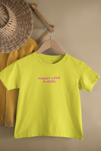 Load image into Gallery viewer, Fight Like A Girl Minimals Half Sleeves T-Shirt For Girls -KidsFashionVilla
