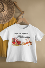 Load image into Gallery viewer, Jingle Bells Poem Half Sleeves T-Shirt for Boy-KidsFashionVilla