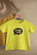 Load image into Gallery viewer, Fun X2 Twins Sisters Matching Kids Half Sleeves T-Shirts -KidsFashionVilla