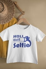 Load image into Gallery viewer, Holi Wali Selfie Family Half Sleeves T-Shirts-KidsFashionVilla