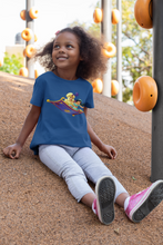 Load image into Gallery viewer, Cute Cartoon Half Sleeves T-Shirt For Girls -KidsFashionVilla