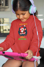 Load image into Gallery viewer, Customized Name Santa Squad Ho Ho Ho Christmas Girl Hoodies-KidsFashionVilla