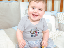 Load image into Gallery viewer, Superhero Rompers for Baby Boy -KidsFashionVilla