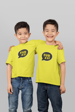 Load image into Gallery viewer, Fun X2 Twins Brothers Matching Kids Half Sleeves T-Shirts -KidsFashionVilla