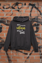Load image into Gallery viewer, Favourite Villian Mother And Son Black Matching Hoodies- KidsFashionVilla