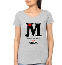Load image into Gallery viewer, I Love My Mom I Love My Baby Mother and Daughter Matching T-Shirt- KidsFashionVilla