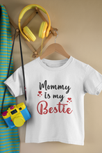 Load image into Gallery viewer, Mommy Is My Bestie Mother And Son White Matching T-Shirt- KidsFashionVilla