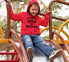 Load image into Gallery viewer, Legends are Born in August Boy Hoodies-KidsFashionVilla