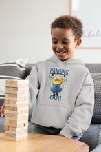 Load image into Gallery viewer, Hanging Out Minion Boy Hoodies-KidsFashionVilla