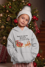 Load image into Gallery viewer, Jingle Bells Poem Girl Hoodies-KidsFashionVilla