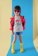 Load image into Gallery viewer, Mini Muslim Eid Half Sleeves T-Shirt For Girls -KidsFashionVilla